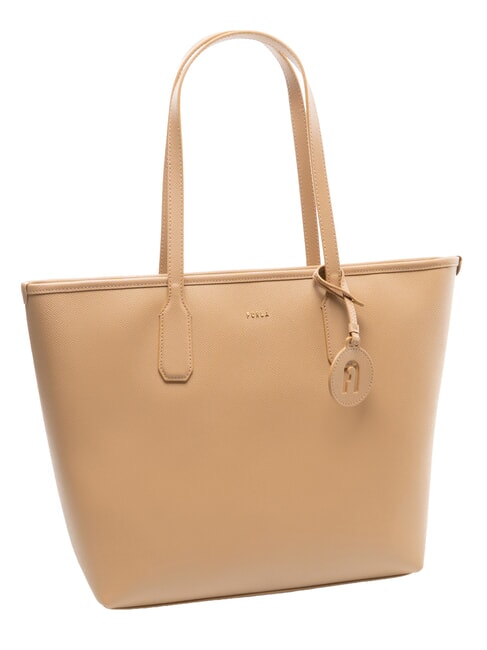 CLASSIC Shopper-Tasche aus Leder mit Andromeda-Print W&uuml;ste - Damentaschen