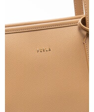 FURLA CLASSIC Shopper-Tasche aus Leder mit Andromeda-Print W&uuml;ste - Damentaschen - 5