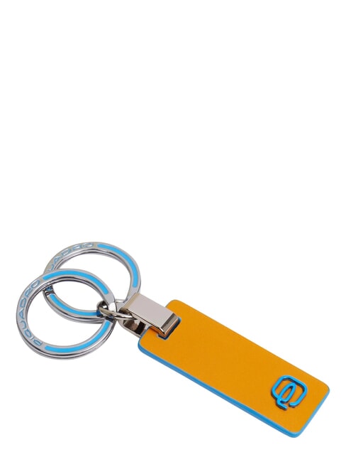 BLUE SQUARE Schl&uuml;sselanh&auml;nger aus Leder Gelb - Schl&uuml;sselanh&auml;nger und Schl&uuml;sseletuis