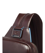 PIQUADRO BLUE SQUARE Tragbarkeit eines Rucksacks mit einer Schulter MAHAGONI - PC-Rucks&auml;cke - 6