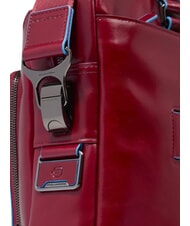 PIQUADRO Ordner BLUE SQUARE, aus Leder, 14 "PC-Halter ROT - Arbeitstaschen - 6