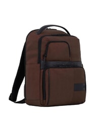 PIQUADRO WOLLEM Rucksack aus Leder und Stoff, 14-Zoll-Laptophalter - PC-Rucks&auml;cke