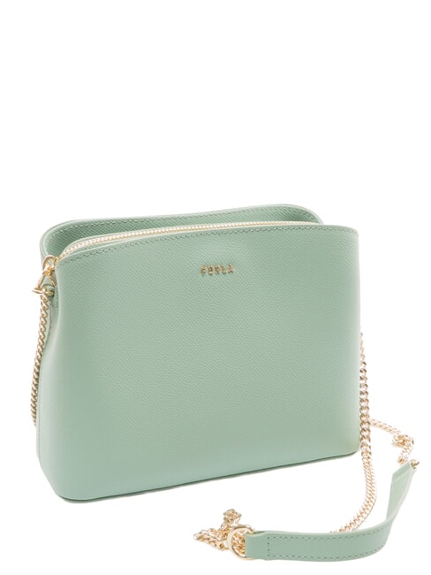 TESSA Mini-Schultertasche mineralische Gr&uuml;ns - Damentaschen