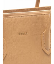 FURLA GARDENIA Handtasche aus Leder mit Andromeda-Print W&uuml;ste - Damentaschen - 4
