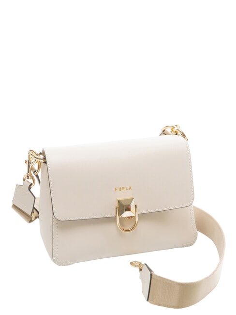 CIRCE Schultertasche mit Schultergurt Perle - Damentaschen