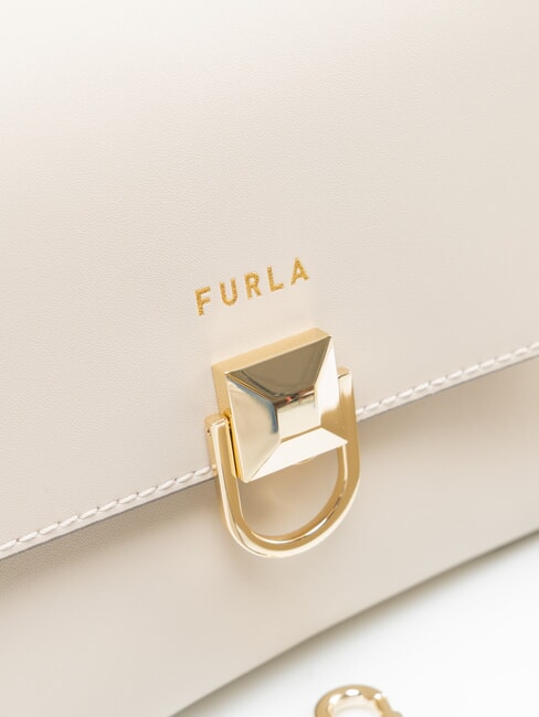 CIRCE Schultertasche, Leder Perle - Damentaschen