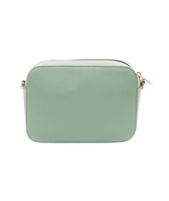 FURLA GARDENIA Kameratasche aus Leder mit Keria-Print Mineralgr&uuml;n + Eist&ouml;ne - Damentaschen - 4