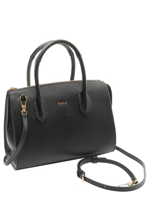 GARDENIA Handtasche mit Schulterriemen Schwarz - Damentaschen