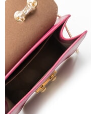 FURLA BELLA  Mini-Umh&auml;ngetasche aus Leder Himbeere - Damentaschen - 5