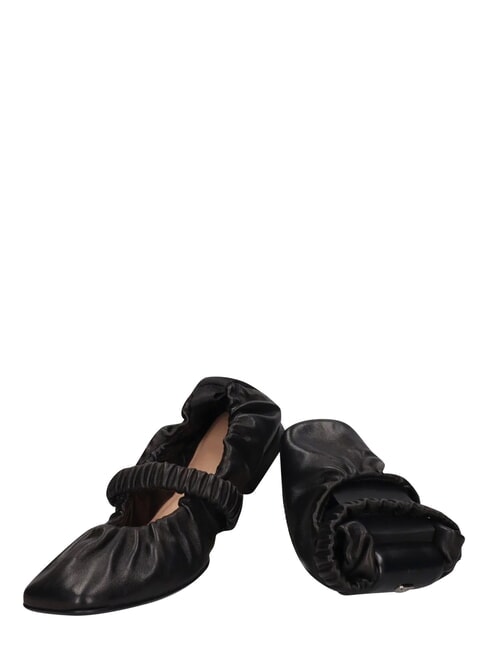 ME25 Lederballerinas Schwarz - Damenschuhe