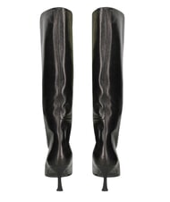 MARC ELLIS ME25 Hoher Stiefel, 6,5 cm Absatz, aus Leder Schwarz - Damenschuhe - 2