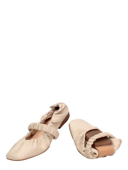 ME25 Lederballerinas Milch - Damenschuhe