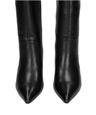 MARC ELLIS ME25 Hoher Stiefel, 6,5 cm Absatz, aus Leder Schwarz - Damenschuhe - 5