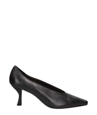 MARC ELLIS ME25 6 cm hoher Dekollet&eacute;-Absatz aus Leder Schwarz - Damenschuhe - 3