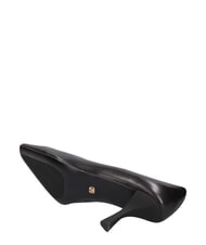 MARC ELLIS ME25 6 cm hoher Dekollet&eacute;-Absatz aus Leder Schwarz - Damenschuhe - 5