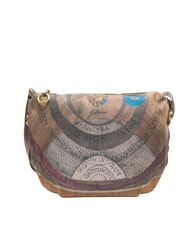 GATTINONI MAYA Maxi-Schultertasche Wilde Aquarellfarbe/ Dunkeltaupe - Damentaschen - 4
