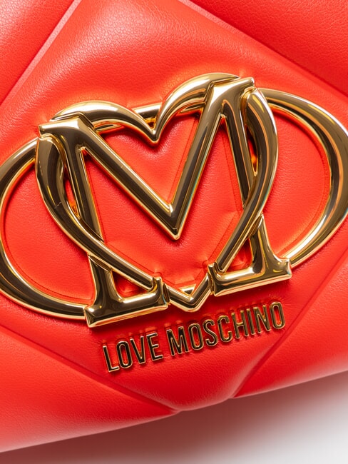 EMBOSSED Handtasche mit Schulterriemen ROT - Damentaschen