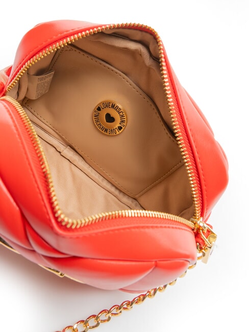 EMBOSSED Mini-Schultertasche ROT - Damentaschen