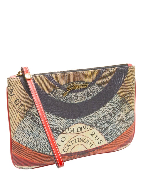 PLANETARIUM Clutch mit Manschette klassisch/ koralle - Damentaschen
