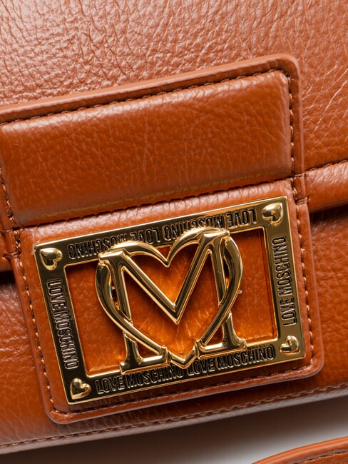 EMBOSSED Umh&auml;ngetasche Kastanie - Damentaschen