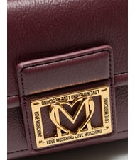 LOVE MOSCHINO LOCKED IN GOLD  Damenrucksack Wein - Damentaschen - 3