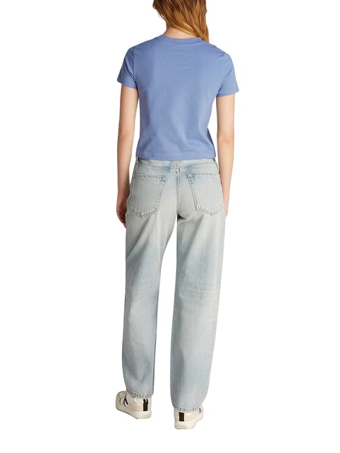 PLACED INSTITUTIONAL Kurzarm-T-Shirt Blau - T-Shirts und Tops f&uuml;r Damen