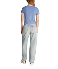 CALVIN KLEIN PLACED INSTITUTIONAL Kurzarm-T-Shirt Blau - T-Shirts und Tops f&uuml;r Damen - 2