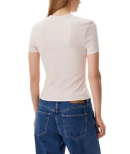 CALVIN KLEIN WOVEN LABEL Kurzarm-T-Shirt Rosa - T-Shirts und Tops f&uuml;r Damen - 2