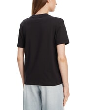 CALVIN KLEIN 20S CLASSIC LOGO Kurzarm-T-Shirt Schwarz - T-Shirts und Tops f&uuml;r Damen - 2