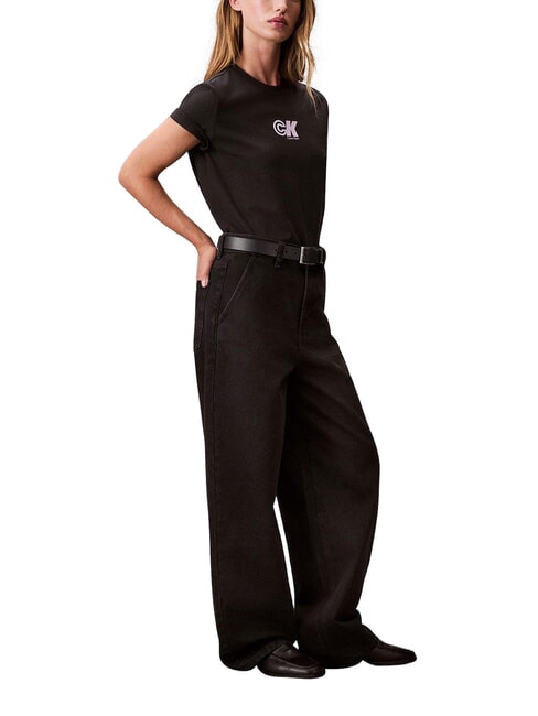 SS ARCHIVIE LOGO Kurzarm-T-Shirt Schwarz - T-Shirts und Tops f&uuml;r Damen
