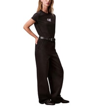 CALVIN KLEIN SS ARCHIVIE LOGO Kurzarm-T-Shirt Schwarz - T-Shirts und Tops f&uuml;r Damen - 3