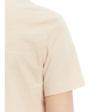 CALVIN KLEIN APPLIQUE REGULAR Kurzarm-T-Shirt Beige - T-Shirts und Tops f&uuml;r Damen - 3