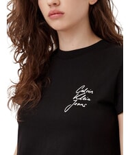 CALVIN KLEIN SCRIPT INSTITUTIONAL Kurzarm-T-Shirt Schwarz - T-Shirts und Tops f&uuml;r Damen - 3