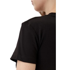 CALVIN KLEIN SCRIPT INSTITUTIONAL Kurzarm-T-Shirt Schwarz - T-Shirts und Tops f&uuml;r Damen - 4