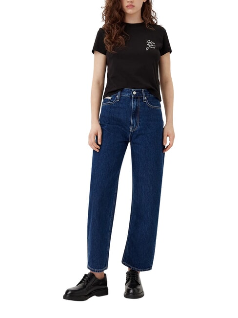 SCRIPT INSTITUTIONAL Kurzarm-T-Shirt Schwarz - T-Shirts und Tops f&uuml;r Damen