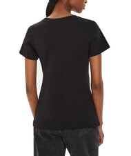 CALVIN KLEIN FADED MONOLOGO SLIM Kurzarm-T-Shirt Schwarz - T-Shirts und Tops f&uuml;r Damen - 2