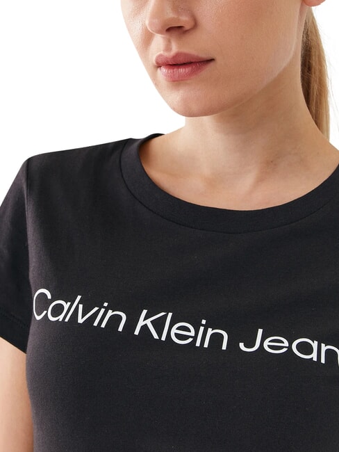 CORE INSTIT LOGO Kurzarm-T-Shirt Schwarz - T-Shirts und Tops f&uuml;r Damen