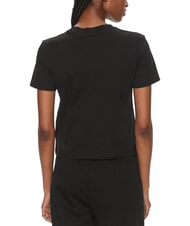CALVIN KLEIN MONOLOGO BABY Kurzarm-T-Shirt Schwarz - T-Shirts und Tops f&uuml;r Damen - 2