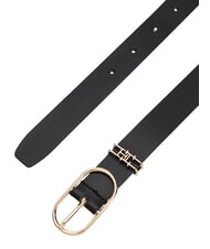 TOMMY HILFIGER FEMININE Lederg&uuml;rtel Schwarz - G&uuml;rtel - 3