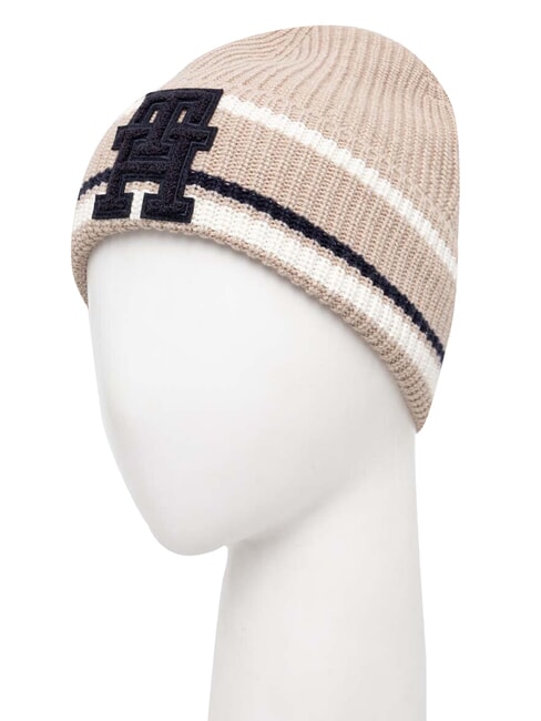 MONOGRAM M&uuml;tze aus Woll- und Kaschmirmischung Beige - M&uuml;tzen/H&uuml;te