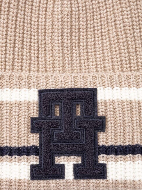 MONOGRAM M&uuml;tze aus Woll- und Kaschmirmischung Beige - M&uuml;tzen/H&uuml;te