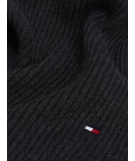 TOMMY HILFIGER FLAG PIMA Schal aus Baumwolle und Kaschmir grau - Schals - 4