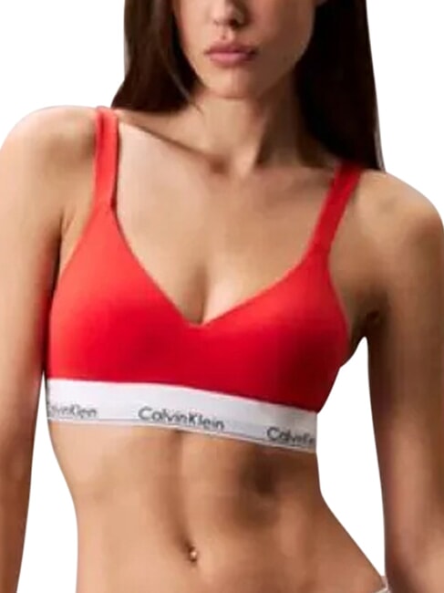 CK Leicht gepolsterter BH Rot - BHs Damen
