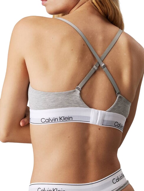 CK Bralette-BH aus Stretch-Baumwolle grau - BHs Damen