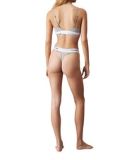 CALVIN KLEIN CK Bralette-BH aus Stretch-Baumwolle grau - BHs Damen - 4