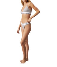 CALVIN KLEIN CK Bralette-BH aus Stretch-Baumwolle grau - BHs Damen - 6
