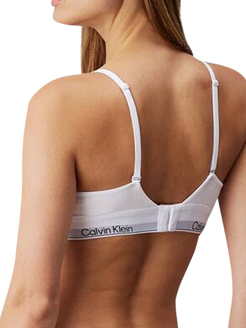 CK Bralette-BH aus Stretch-Baumwolle Wei&szlig; - BHs Damen