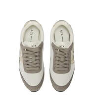 ARMANI EXCHANGE DROP MICROSUEDE Sneaker mit seitlichem Logo Staub+Salzrose - Damenschuhe - 4