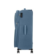 AMERICAN TOURISTER AIR WAVE Kabinen- + Mittel- + Gro&szlig;-Trolley-Set Kronenblau/Limette - Trolleyset - 4