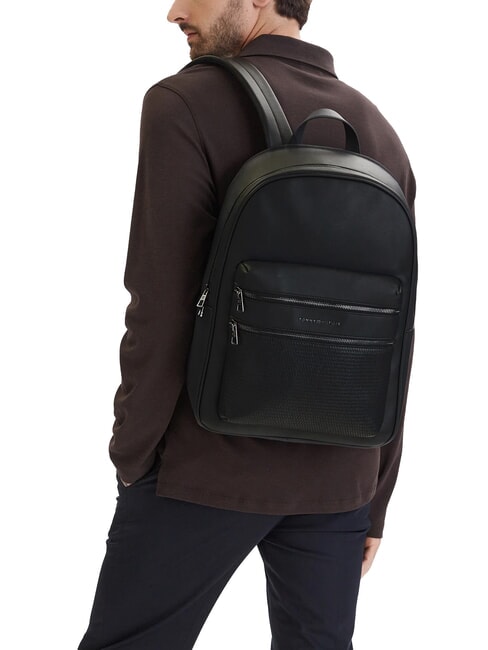 TH WOVEN 14-Zoll-Laptop-Rucksack Schwarz - PC-Rucks&auml;cke